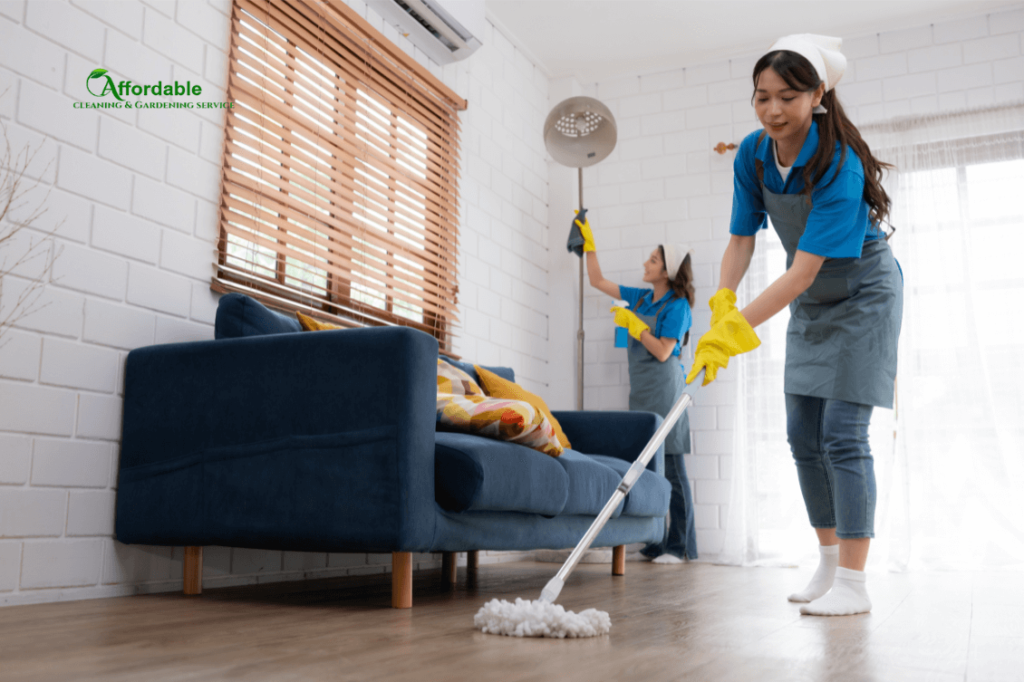 Professional cleaning for moving